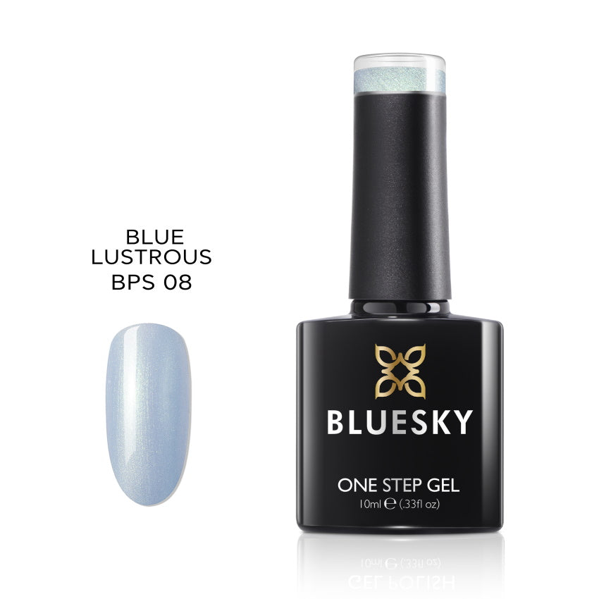 Bluesky UV/LED gel-lak (BPS08/ Blue Lustrous), 10ml
