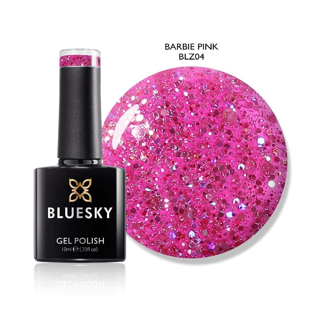 Bluesky UV LED gel lak (BLZ04/ Barbie pink), 10 ml