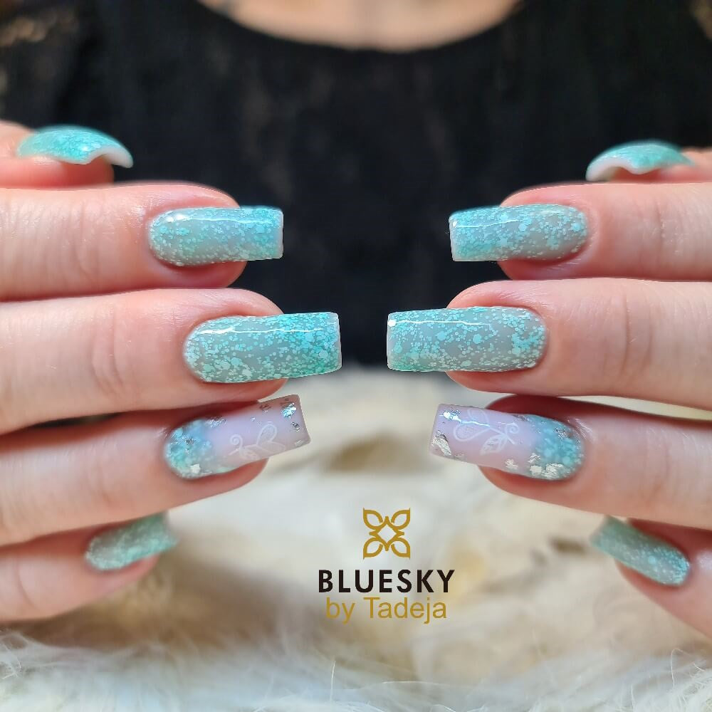 Bluesky gel lak Snowfall mint