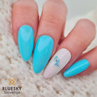 Bluesky UV LED gel lak Svetlo moder (neon19/ Pacific), 5ml/10 ml_