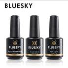 Bluesky UV LED gel lak (Primer, Base coat in Top coat), TRIO 10ml/15ml