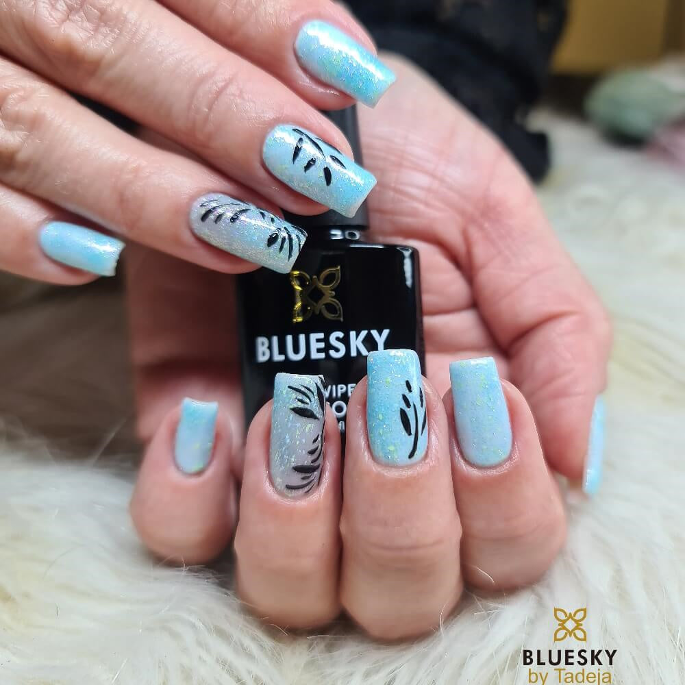 Bleusky UV/LED gel-lak (Flower Top coat No wipe - LFW02), 10ml