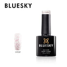 Bluesky UV/LED gel-lak (NO WIPE TOP COAT Z BLEŠČICAMI - GTC07) 10ML