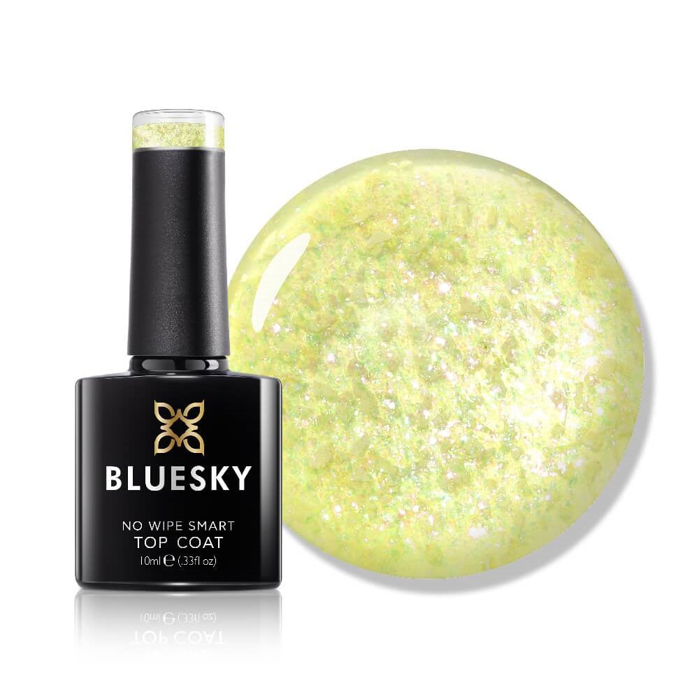 Bleusky UV/LED gel-lak (Flower Top coat No wipe - LFW01), 10ml
