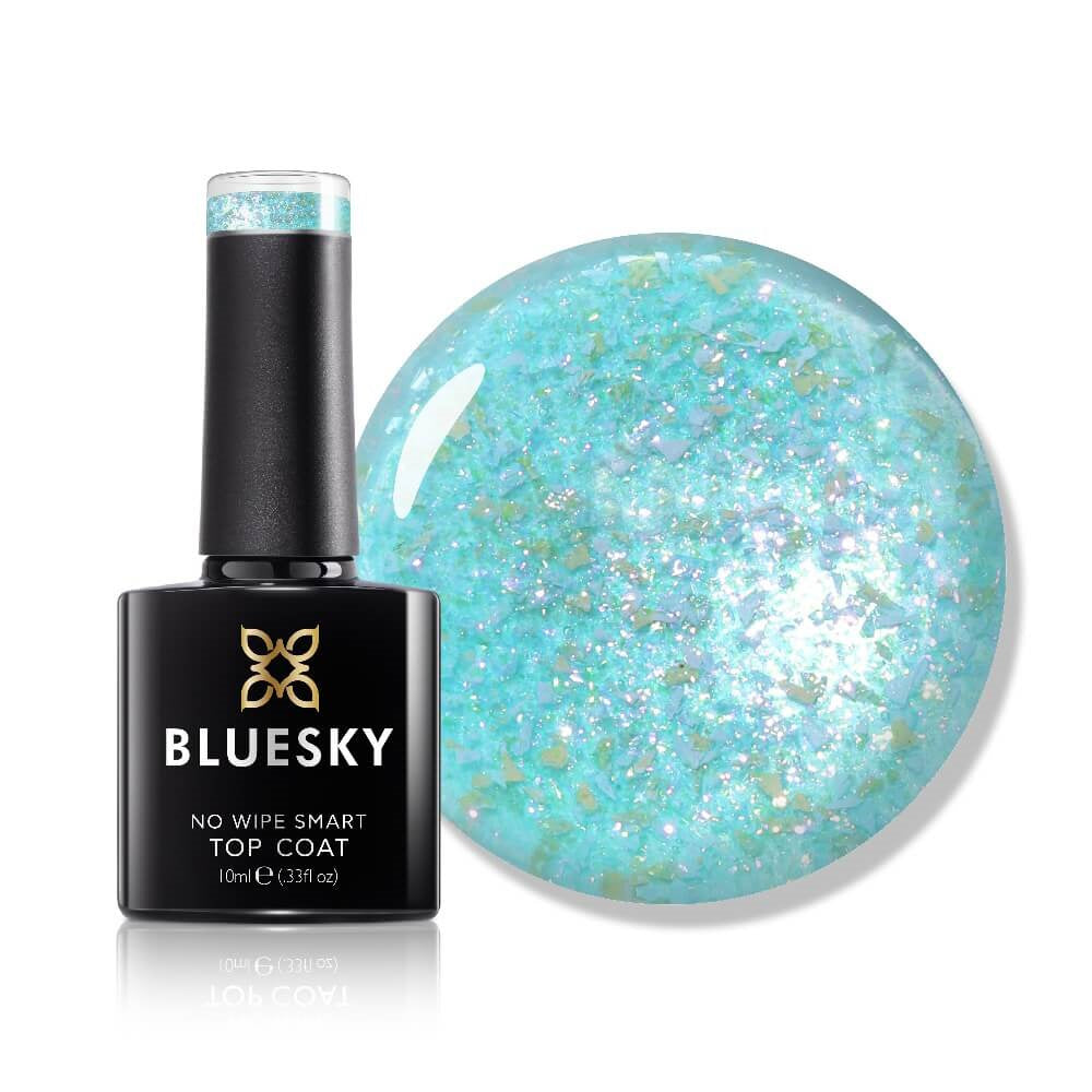 Bleusky UV/LED gel-lak (Flower Top coat No wipe - LFW02), 10ml