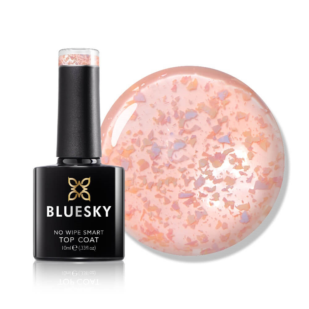 Bleusky UV/LED gel-lak (Flower Top coat No wipe - LFW05), 10ml