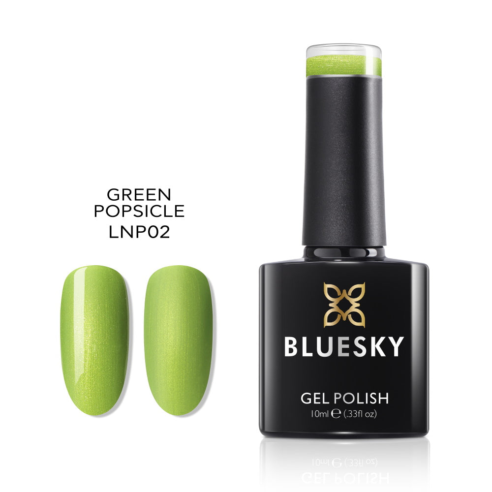 Bluesky UV/LED gel-lak (LNP02/ Green Popsicle), 10ml
