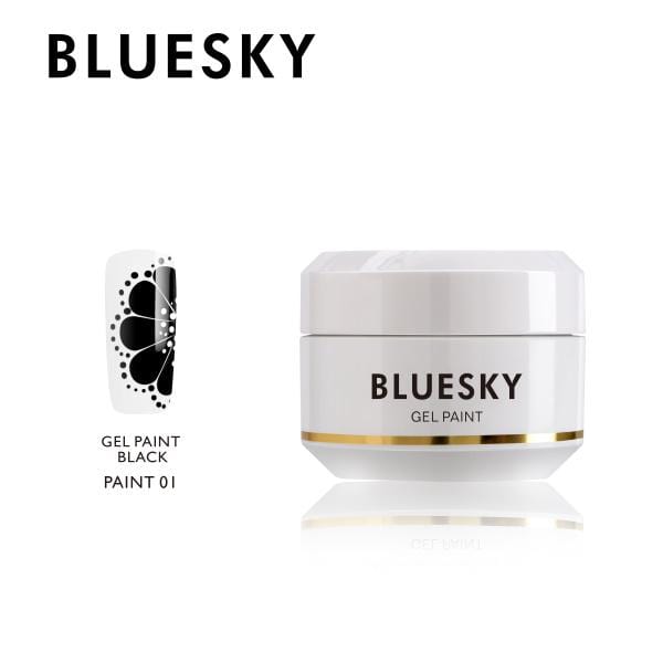 Bluesky UV LED Paint Barvni gel (ČRN 001), 8ml