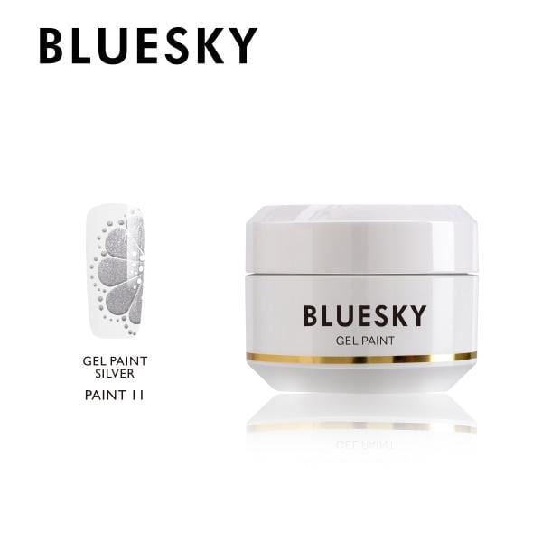 Bluesky UV LED Paint Barvni gel 8ml (SREBRN - 011), 8ml