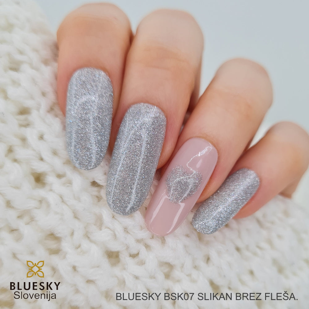 Bluesky UV/LED gel-lak (BSK07/ Dazzling Frost), 10ml