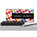 Bluesky UV LED paint Barvni gel (SET), 12X8ml + ČOPIČ