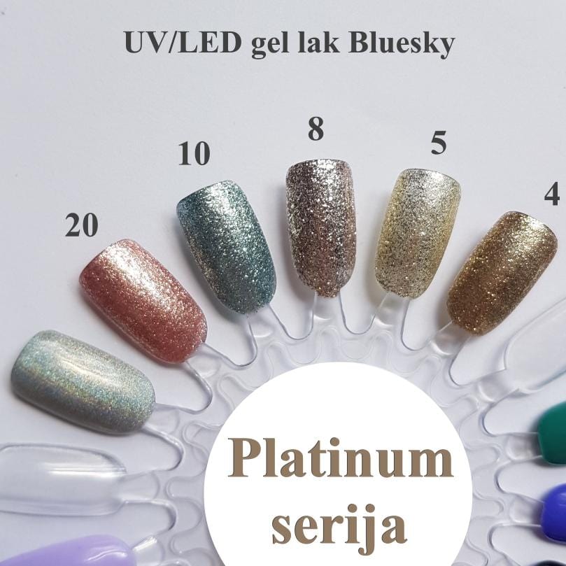 Bluesky UV/LED gel-lak (Platinum 10), 10ml