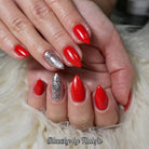 Bluesky gel lak Santa red