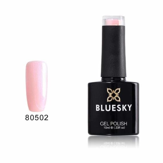 Bluesky UV in LED gel lak Biserna roza (80502 / A73 / Negligee), 10 ml