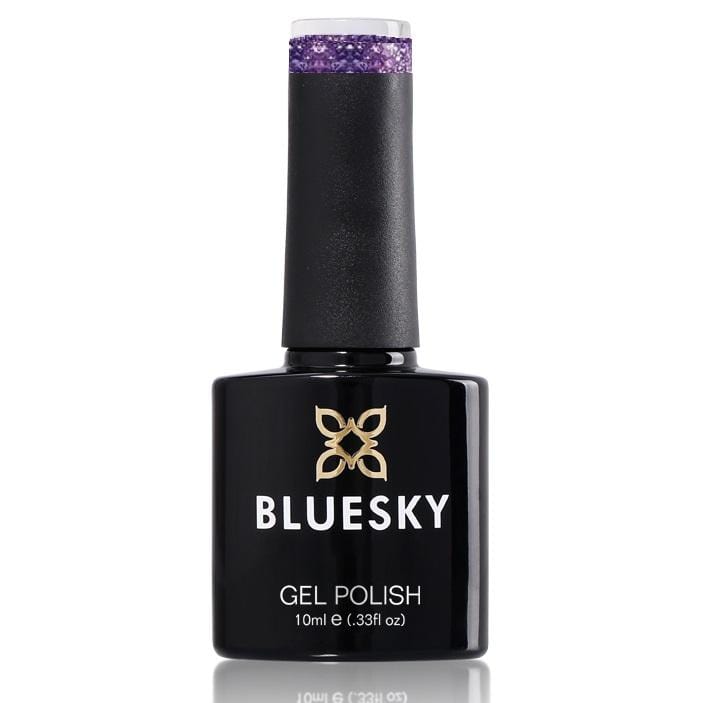 Bluesky UV/LED gel-lak (DC04/ Purple diamond), 10 ml geliranjenohtov