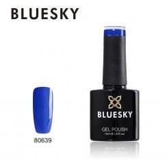 Bluesky UV/LED gel-lak (80639/ Blue eyeshadow), 10 ml geliranjenohtov
