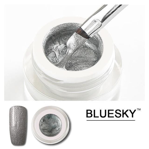 Bluesky UV/LED Barvni gel 8ml (SREBRN - 011) geliranjenohtov